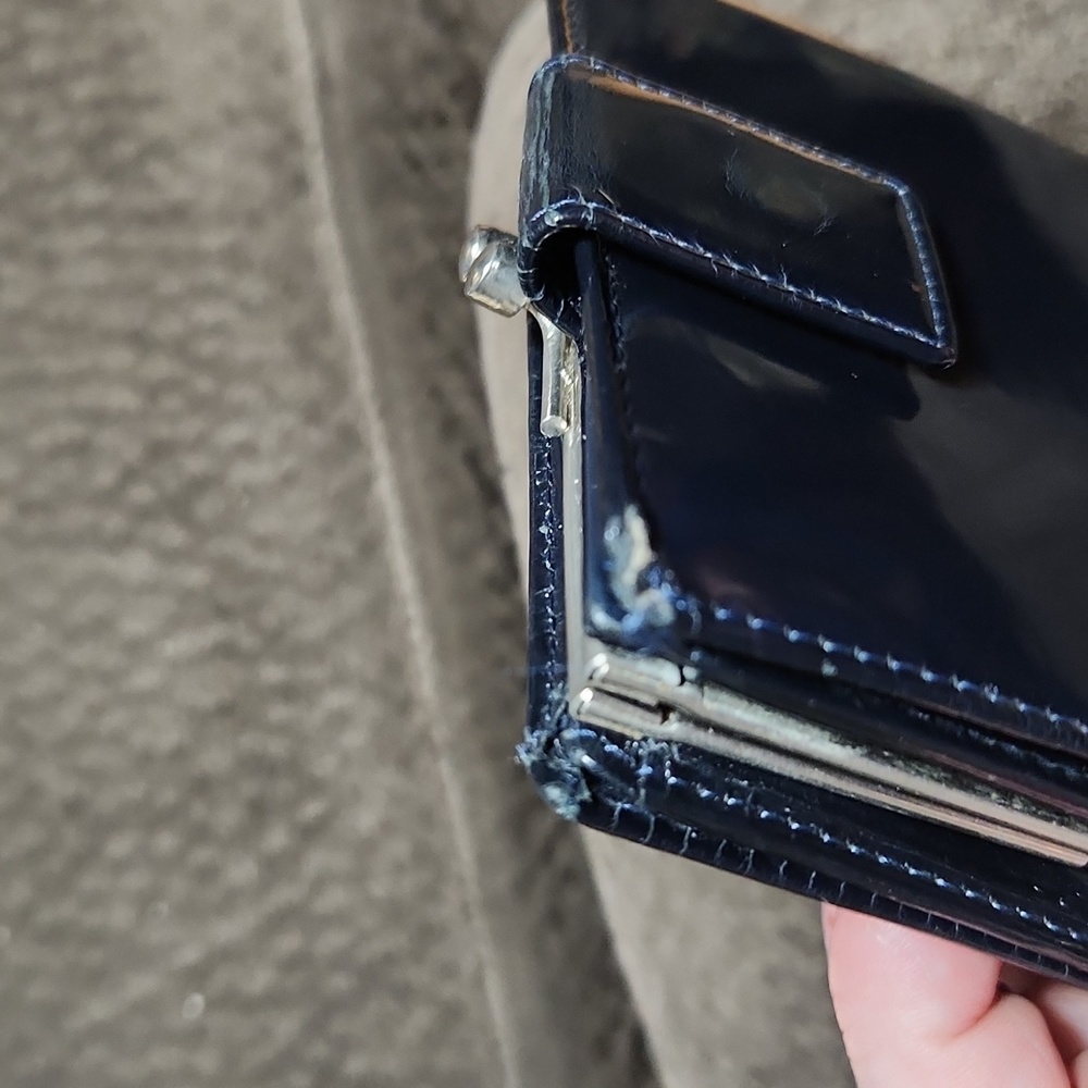 Black Patent Prada Wallet - Picture 9 of 9